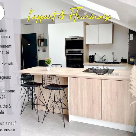 Appart & Fleurinoise Balcon Ascenseur Climatisation Fleurieux-sur-lʼArbresle Eksteriør bilde